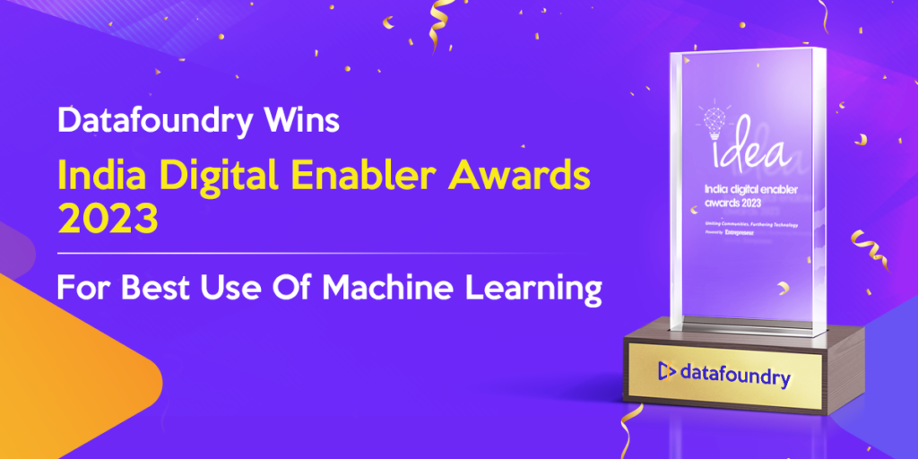 Datafoundry Wins IDEA’s Award 2023 for Best use of Machine Learning